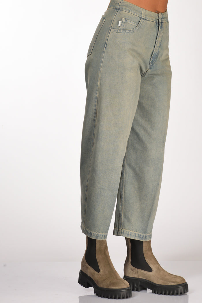 (+) People Jeans Marion Beige/azzurro Donna - 5