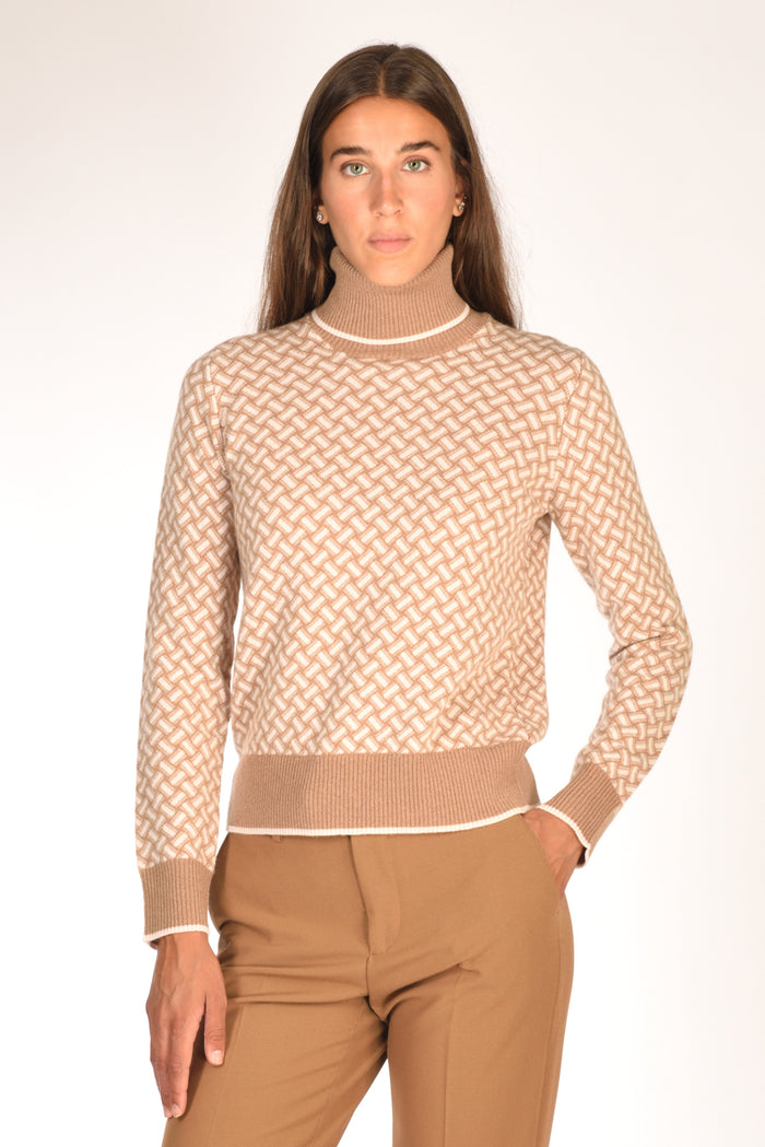 Drumohr Maglia Biscottino Beige Scuro/beige Chiaro Donna - 1
