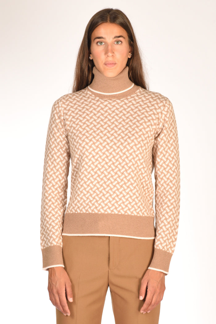Drumohr Maglia Biscottino Beige Scuro/beige Chiaro Donna - 2