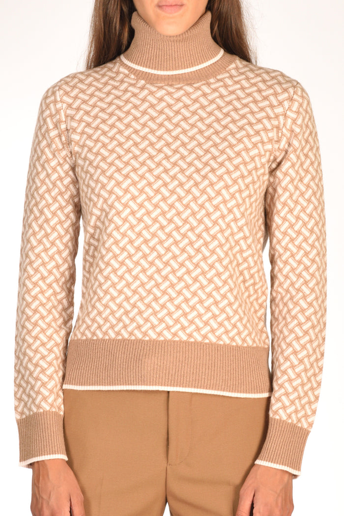 Drumohr Maglia Biscottino Beige Scuro/beige Chiaro Donna - 3