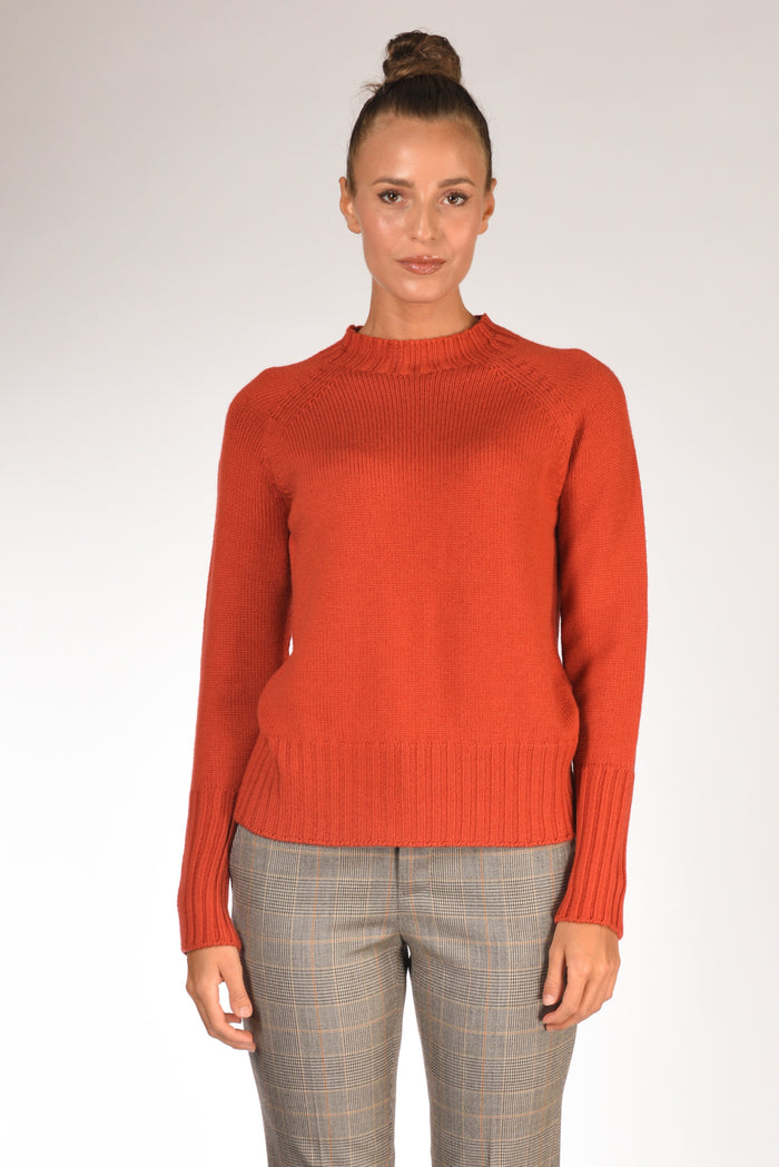 Drumohr Maglia Girocollo Arancio Donna - 2