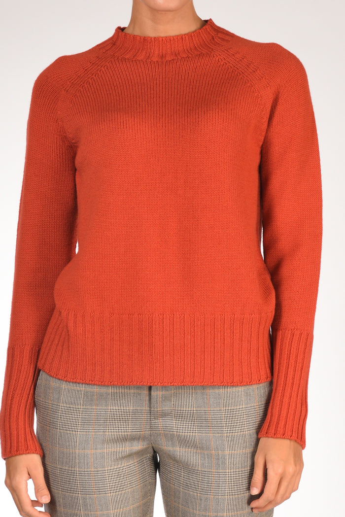 Drumohr Maglia Girocollo Arancio Donna - 3