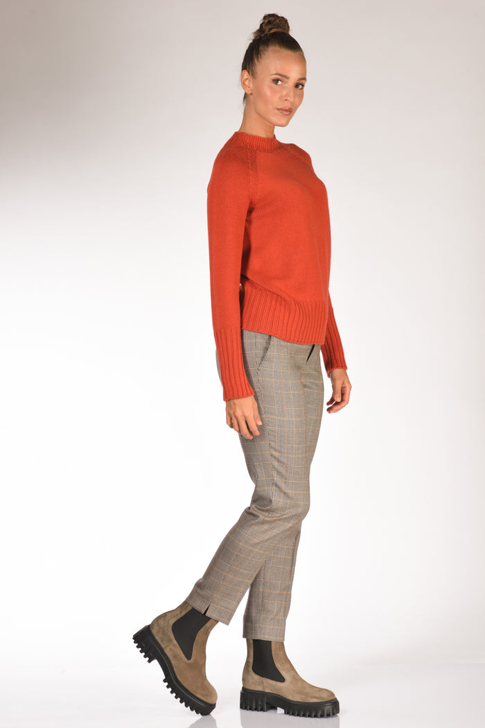 Drumohr Maglia Girocollo Arancio Donna - 4