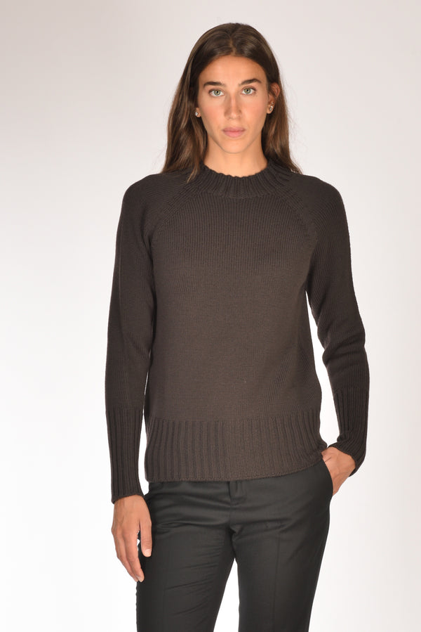 Drumohr Maglia Girocollo Marrone Donna