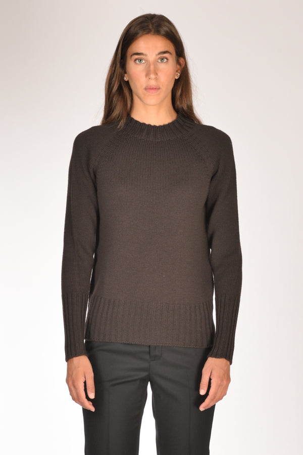 Drumohr Maglia Girocollo Marrone Donna-2