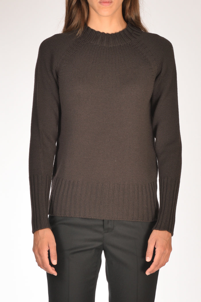 Drumohr Maglia Girocollo Marrone Donna - 3