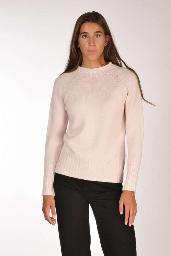 Drumohr Maglia Girocollo Rosa Chiaro Donna