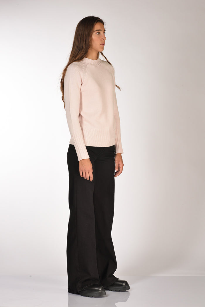Drumohr Maglia Girocollo Rosa Chiaro Donna - 4