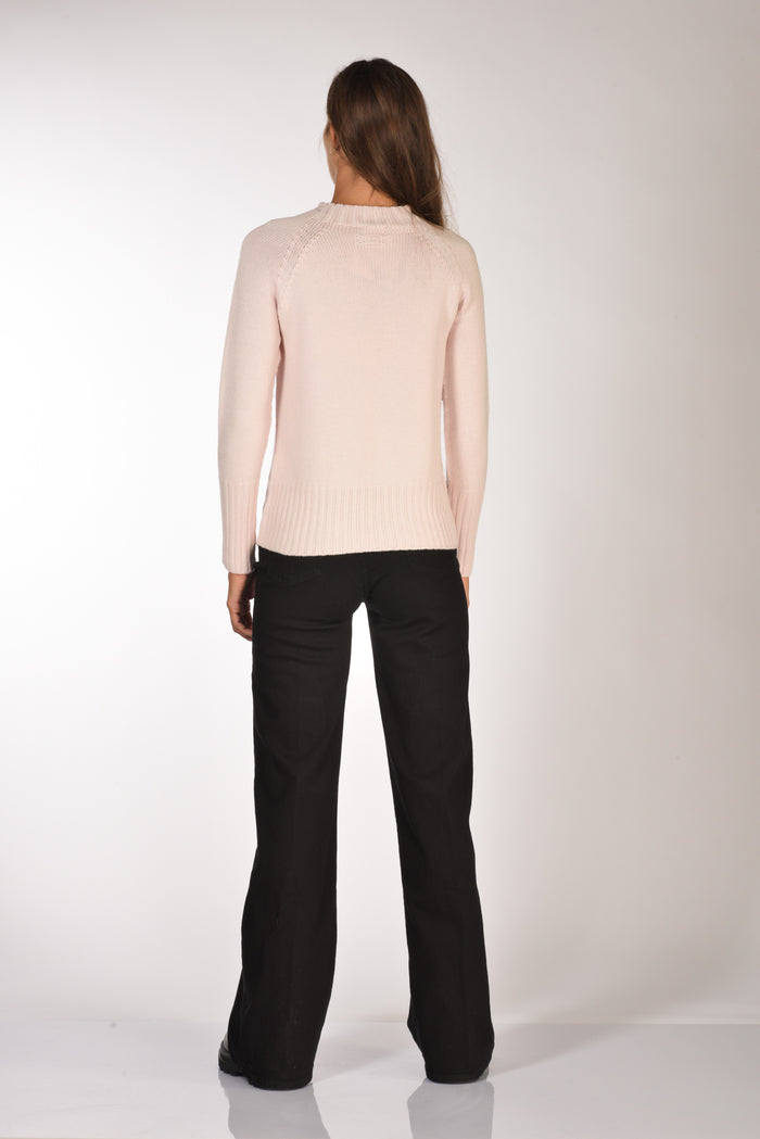 Drumohr Maglia Girocollo Rosa Chiaro Donna - 5