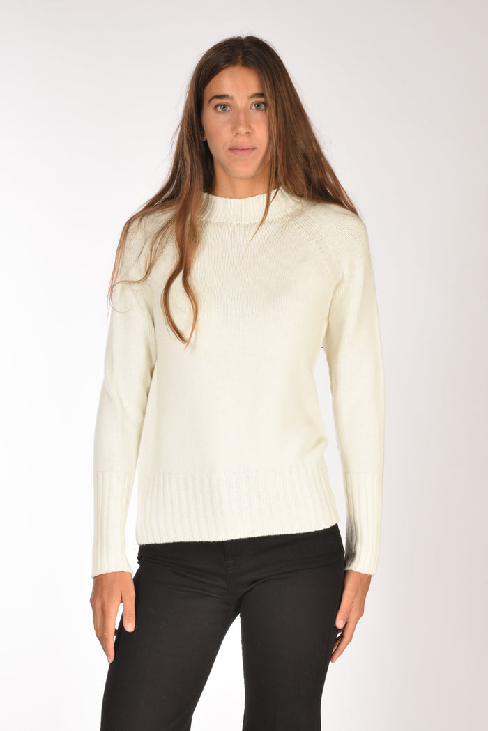 Drumohr Maglia Girocollo Bianco Donna - 1