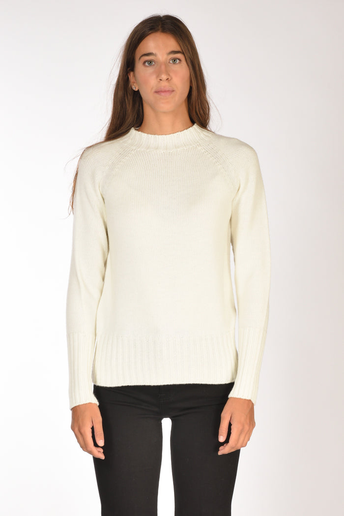 Drumohr Maglia Girocollo Bianco Donna - 2