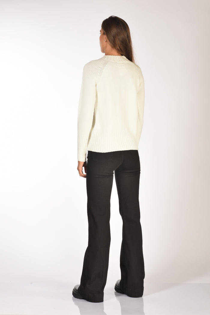 Drumohr Maglia Girocollo Bianco Donna - 5