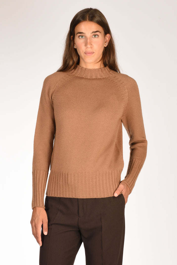 Drumohr Maglia Girocollo Beige Cammello Donna - 1