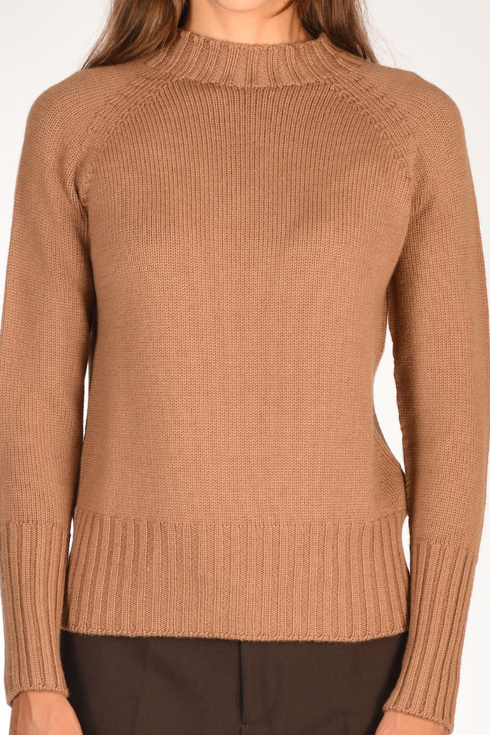Drumohr Maglia Girocollo Beige Cammello Donna - 3