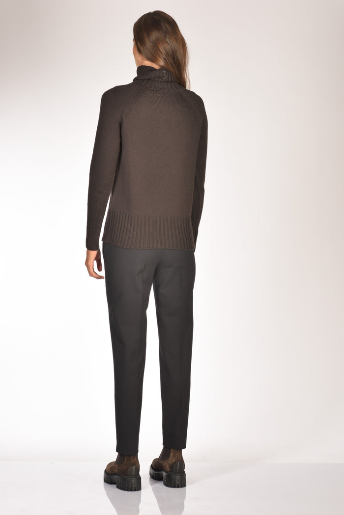 Drumohr Maglia Dolcevita Marrone Donna - 5