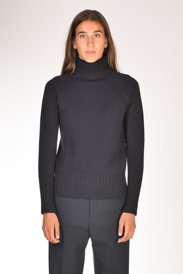 Drumohr Maglia Dolcevita Blu Donna-2