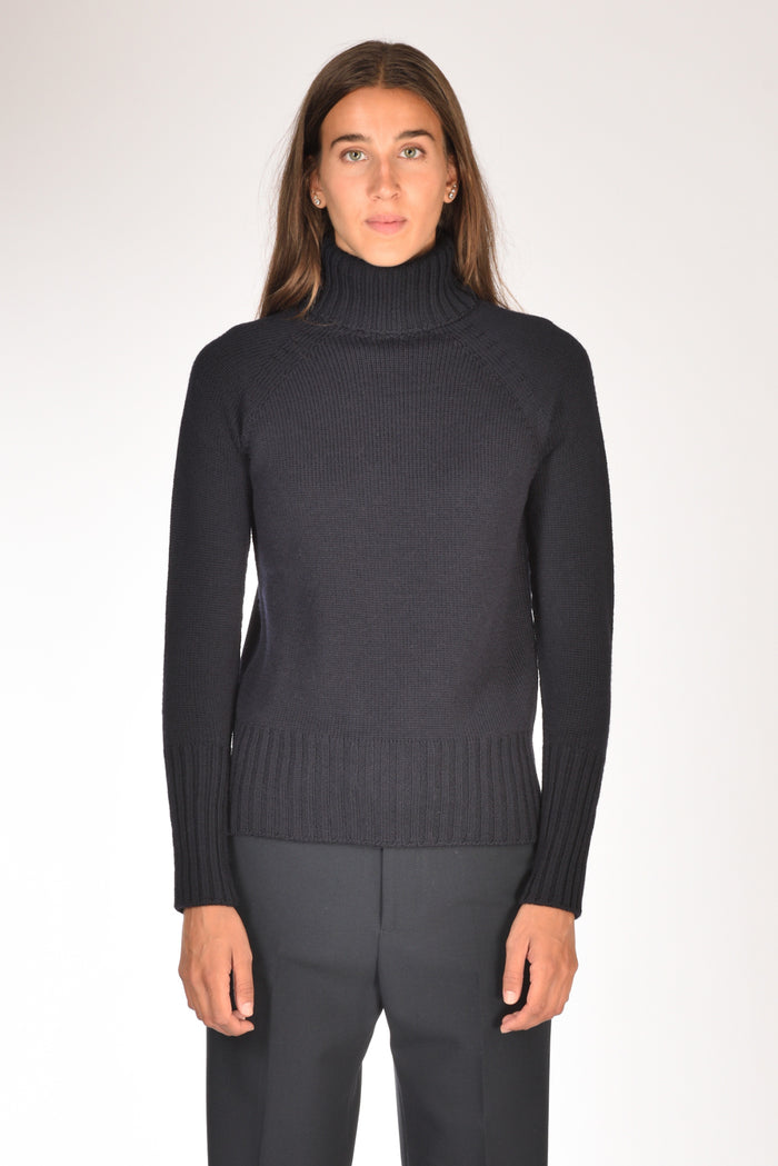 Drumohr Maglia Dolcevita Blu Donna - 2