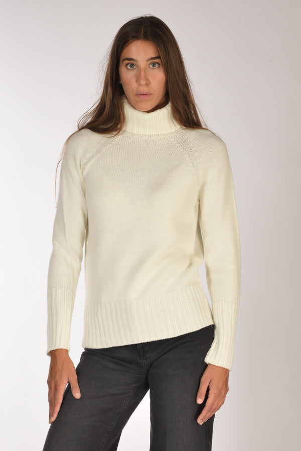 Drumohr Maglia Dolcevita Bianco Donna