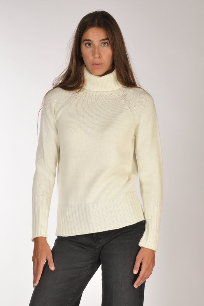 Drumohr Maglia Dolcevita Bianco Donna - 1