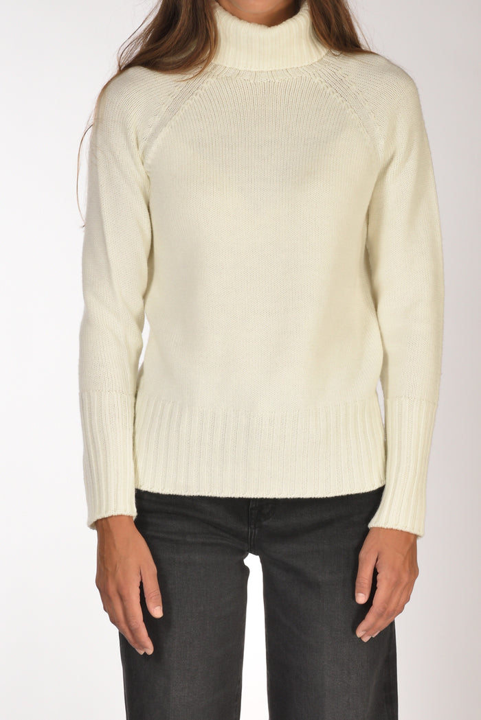Drumohr Maglia Dolcevita Bianco Donna - 2