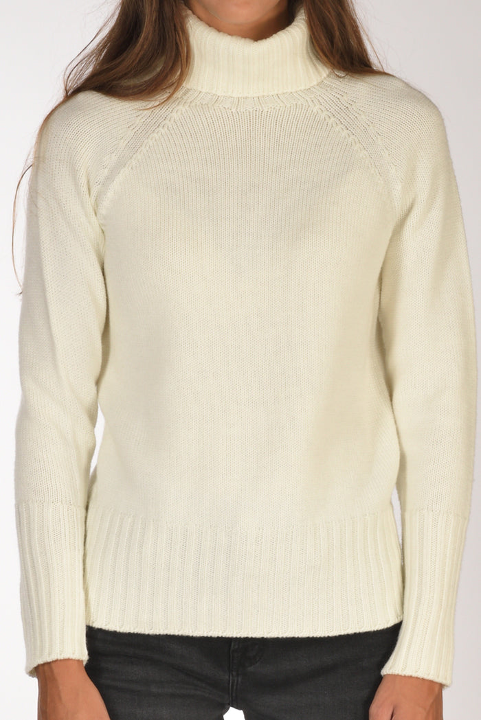 Drumohr Maglia Dolcevita Bianco Donna - 3