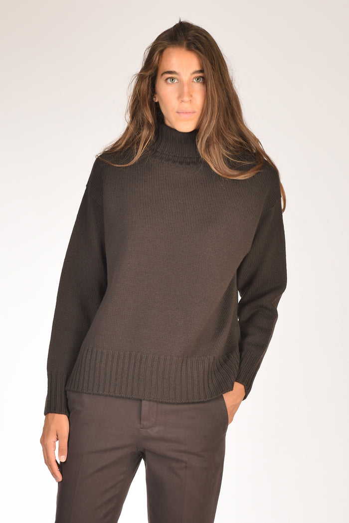Drumohr Maglia Dolcevita Marrone Donna - 1