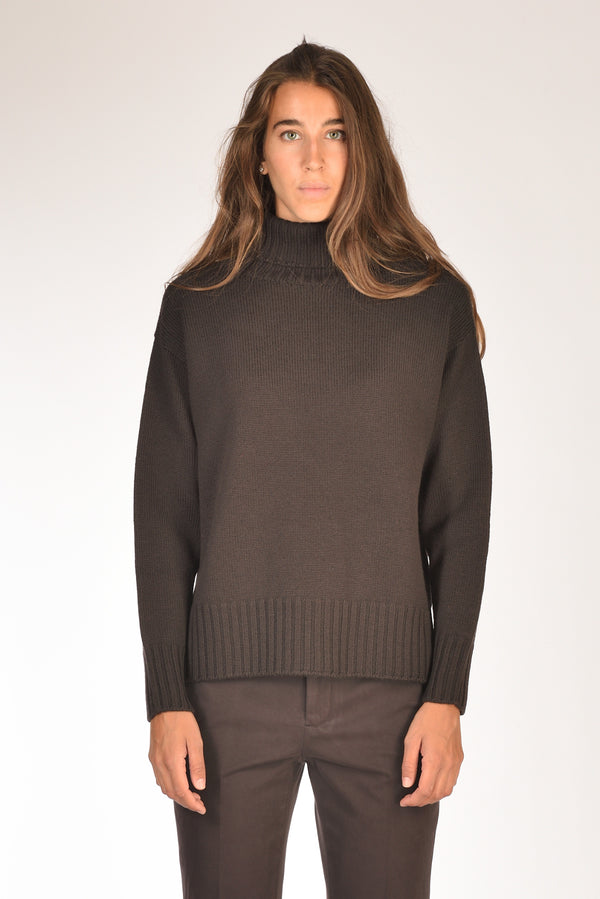 Drumohr Maglia Dolcevita Marrone Donna-2