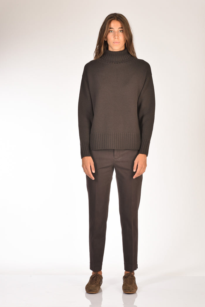Drumohr Maglia Dolcevita Marrone Donna - 4