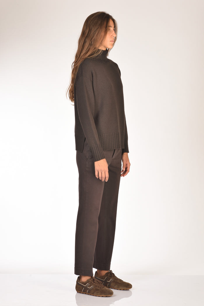 Drumohr Maglia Dolcevita Marrone Donna - 5