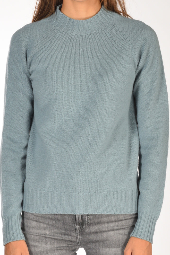 Drumohr Maglia Girocollo Azzurro Donna - 3