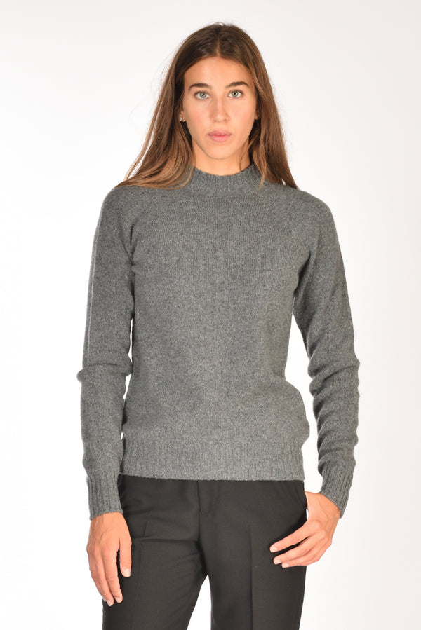 Drumohr Maglia Girocollo Grigio Donna