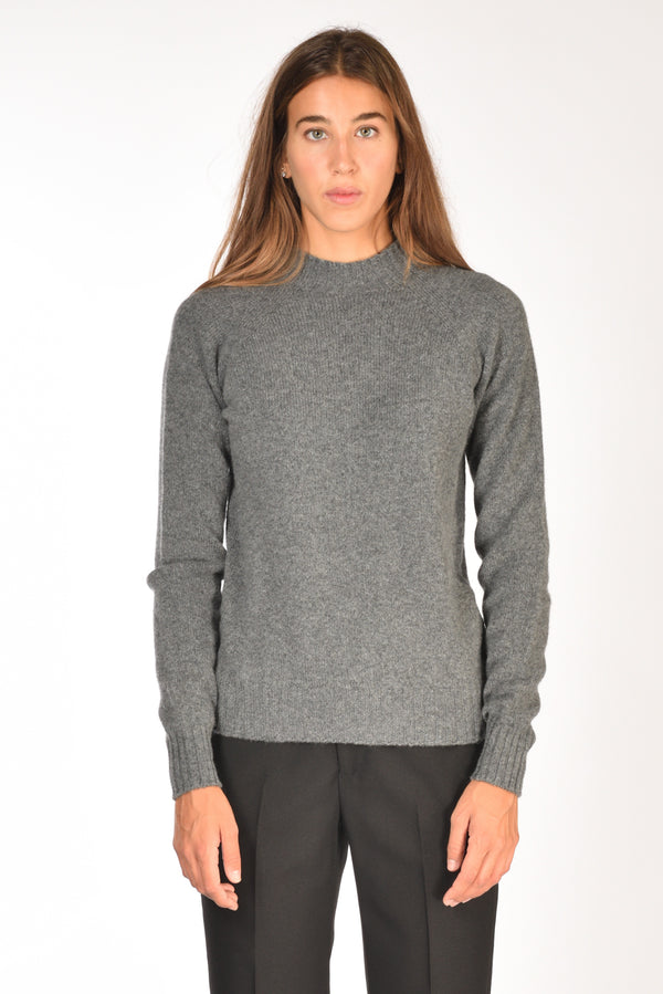 Drumohr Maglia Girocollo Grigio Donna-2