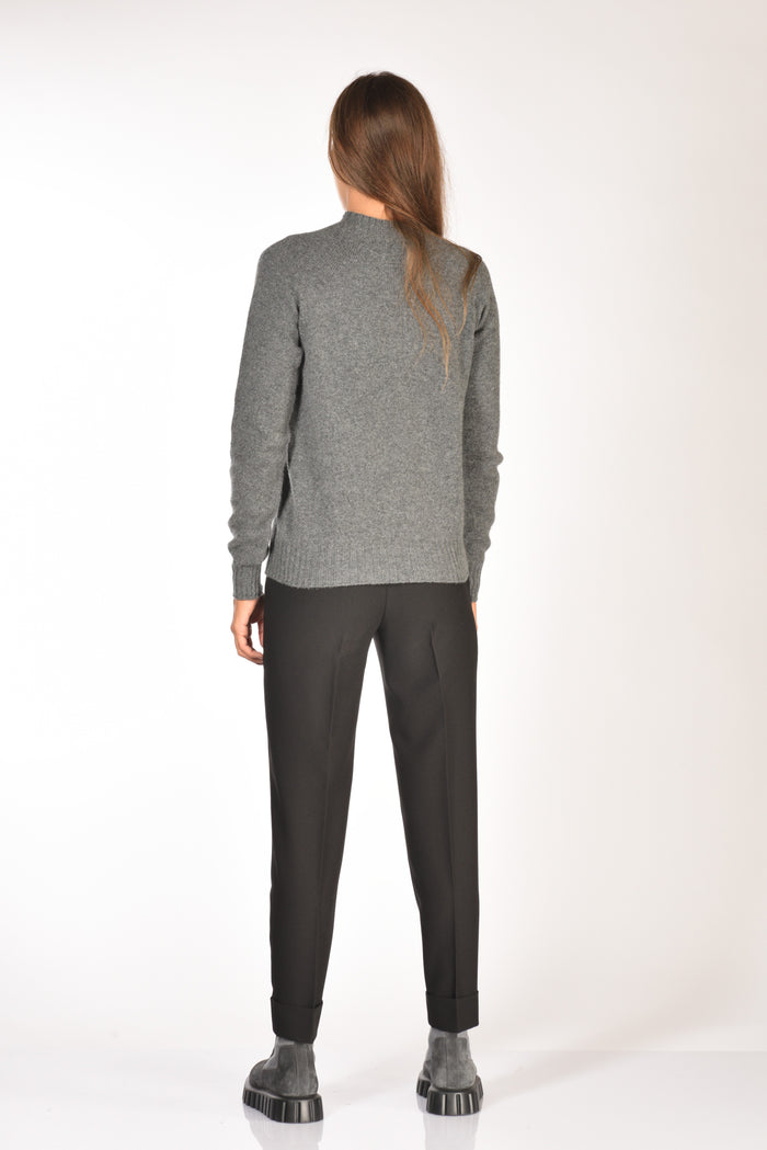 Drumohr Maglia Girocollo Grigio Donna - 5