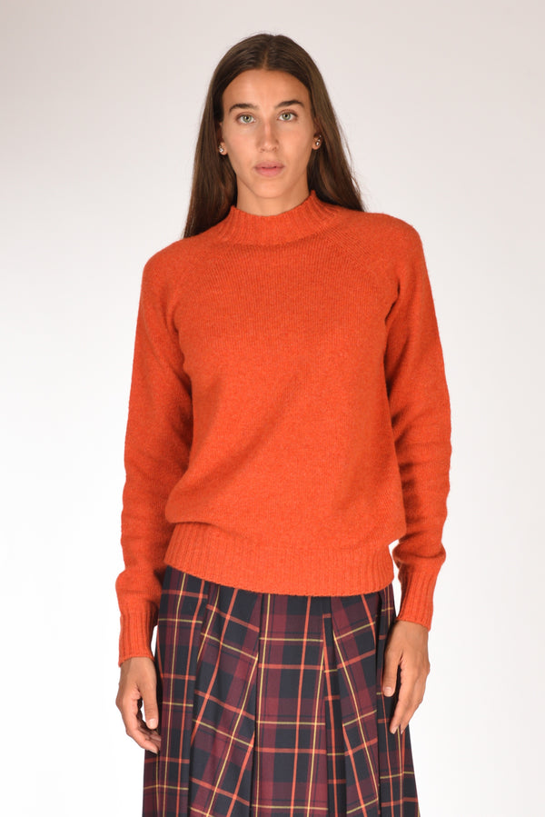 Drumohr Maglia Girocollo Arancio Donna