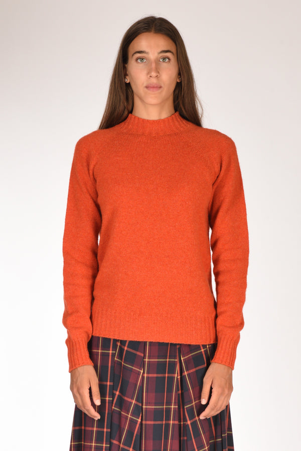 Drumohr Maglia Girocollo Arancio Donna-2