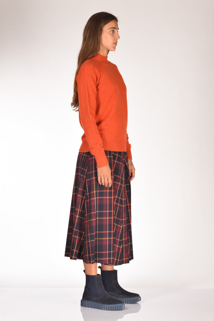Drumohr Maglia Girocollo Arancio Donna - 4