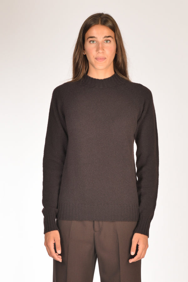 Drumohr Maglia Girocollo Marrone Donna-2