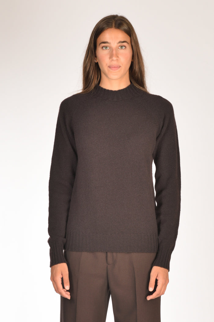Drumohr Maglia Girocollo Marrone Donna - 2