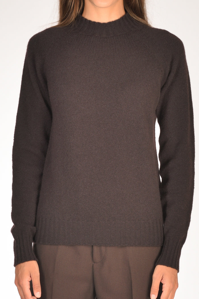 Drumohr Maglia Girocollo Marrone Donna - 3
