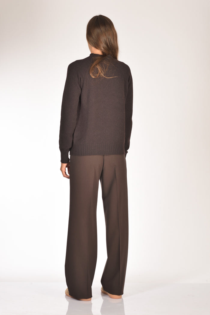 Drumohr Maglia Girocollo Marrone Donna - 5