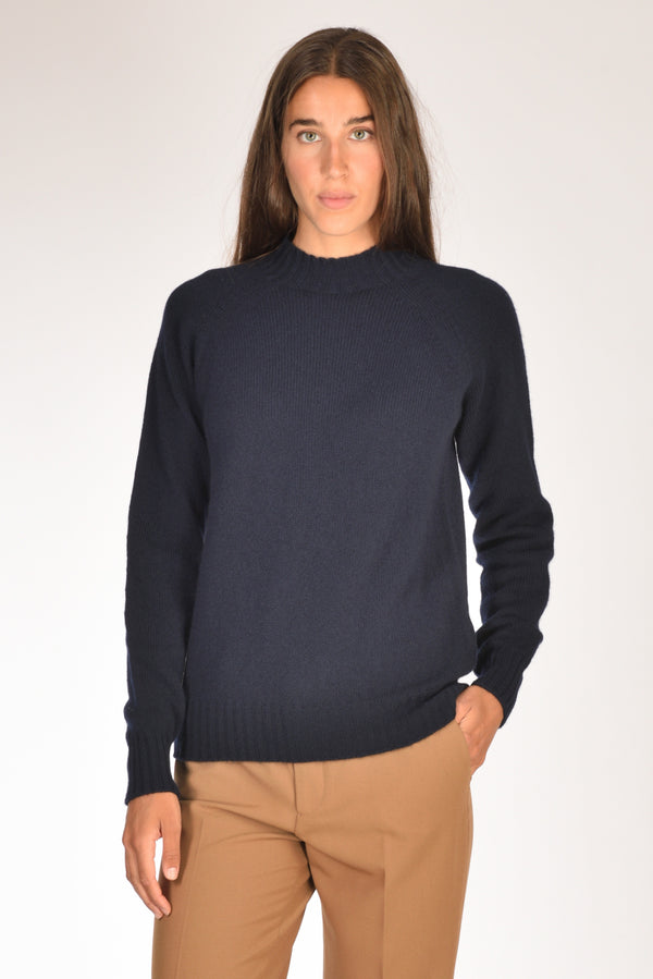 Drumohr Maglia Girocollo Blu Donna