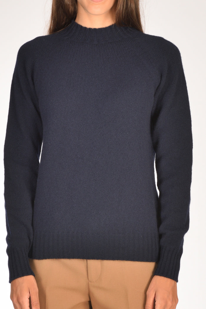 Drumohr Maglia Girocollo Blu Donna - 3
