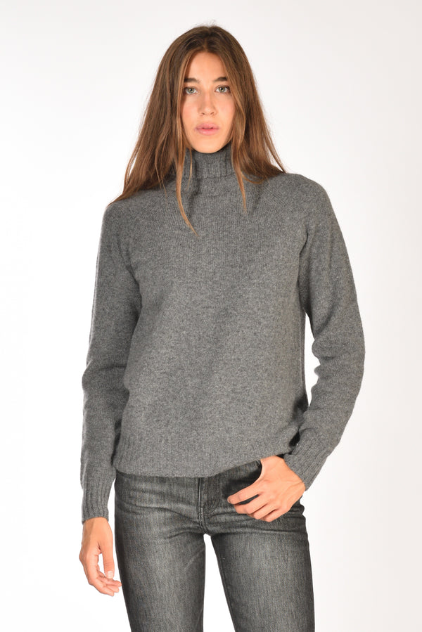 Drumohr Maglia Dolcevita Grigio Donna