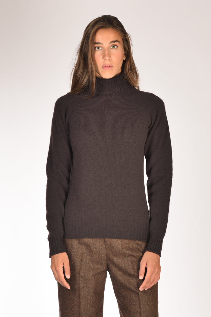 Drumohr Maglia Dolcevita Marrone Donna - 2