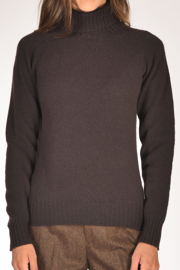 Drumohr Maglia Dolcevita Marrone Donna - 3