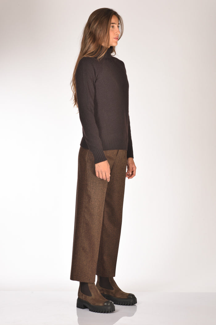 Drumohr Maglia Dolcevita Marrone Donna - 4