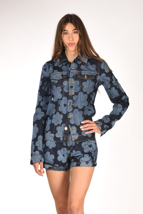 Alessandro Enriquez Giacca Denim Blu Chiaro/blu Scuro Donna-2