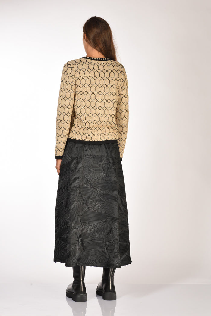 Malìparmi Maglia Cardigan Oro/nero Donna - 5