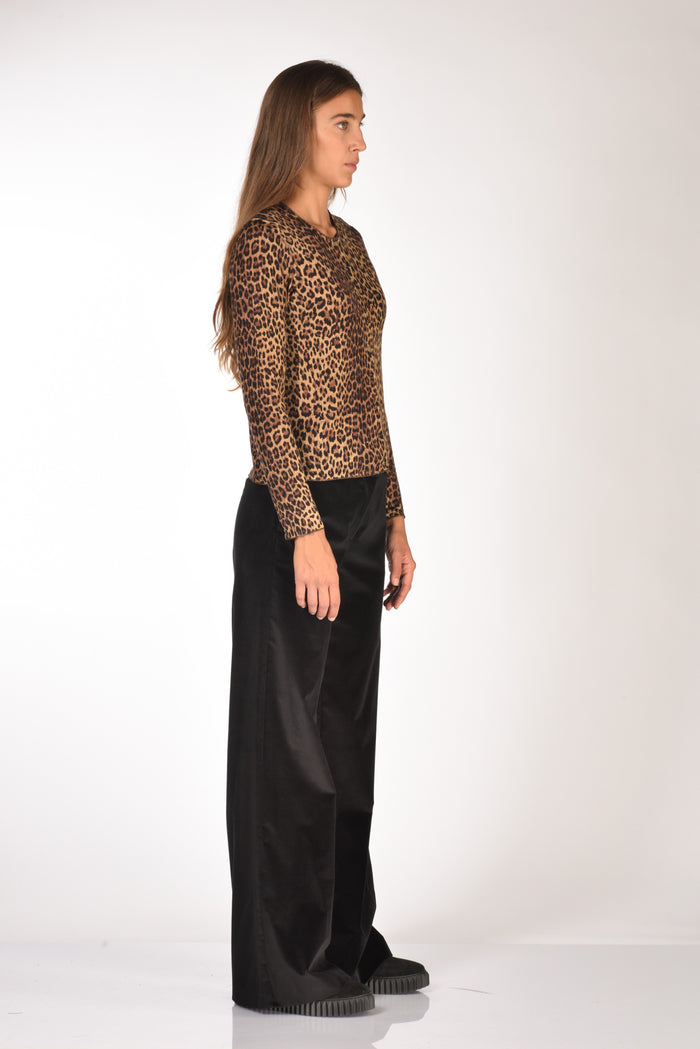 Malìparmi Cardigan Stampa Marrone/nero/beige Chiaro Donna - 4