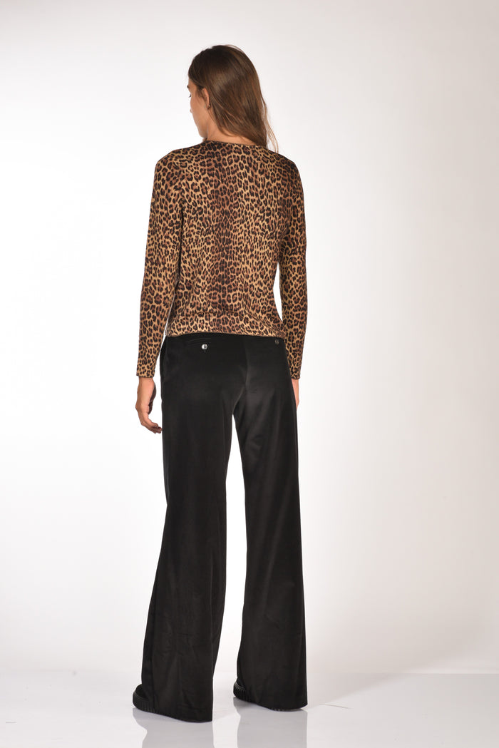 Malìparmi Cardigan Stampa Marrone/nero/beige Chiaro Donna - 5